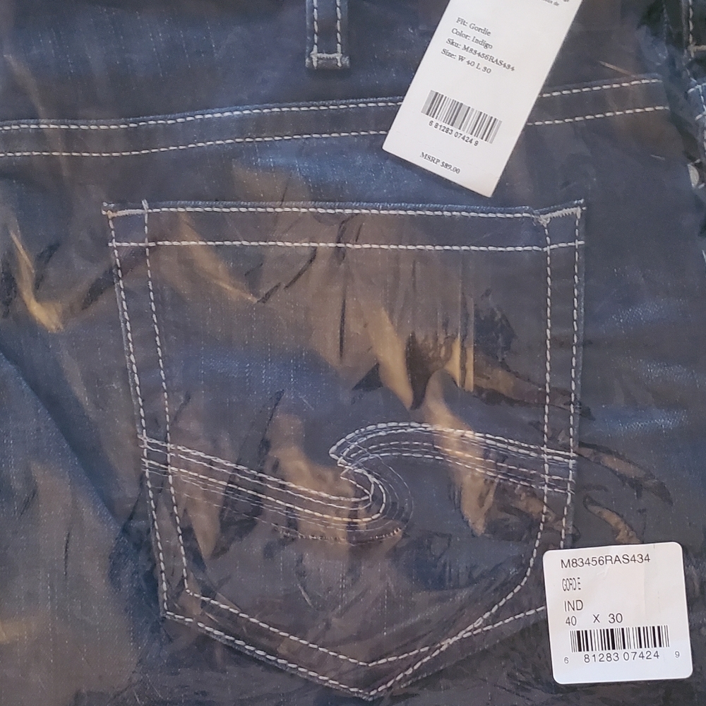 Mens Silver Gordie jeans